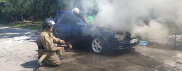 В Килии на ходу загорелся автомобиль